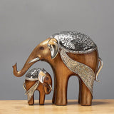 Creative Light Luxury Style Resin Elephant Craft Decoration Study Office