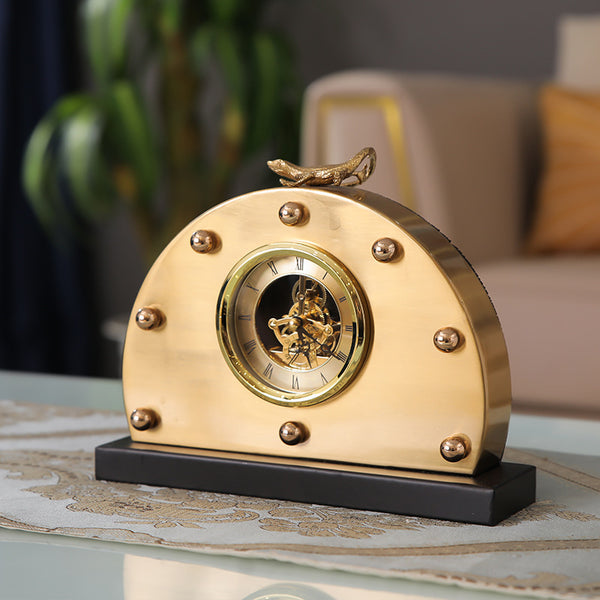 European-Style Clocks,Ornaments, Desk Clocks, Living Room Large, Old Desktop Retro Clocks, Clocks, American Silent Pendulum Clocks, Desk Clocks