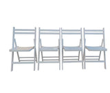 Furniture Slatted Wood Folding Special Event Chairs