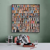 Art Canvas Wall Poster Allah Color Black White Decor Picture