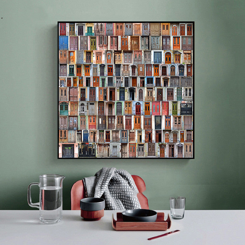 Art Canvas Wall Poster Allah Color Black White Decor Picture