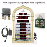 Alarm Clock Perpetual Calendar Gold Silver Black Wall Clocks