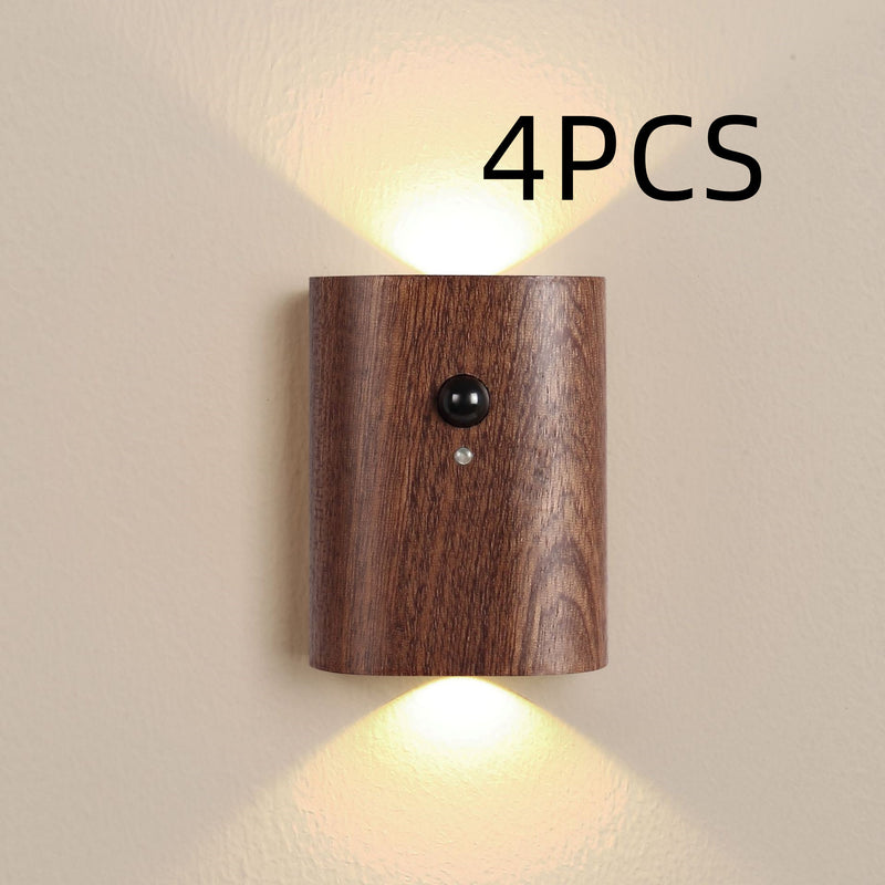 Hallway Access Wood Induction Light